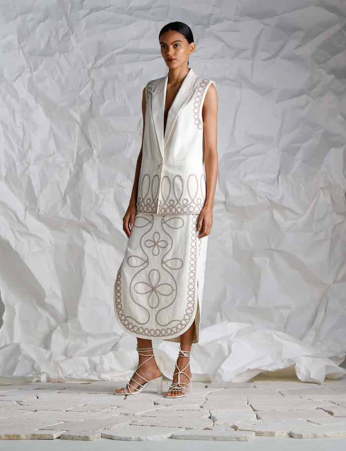 Alkali Robe IXIAH - ALKALI VEST SAND