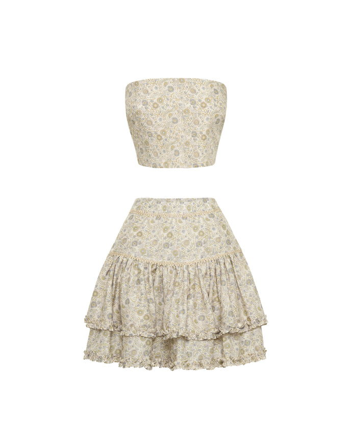 DAHLIA MINI SKIRT SET - FINAL SALE