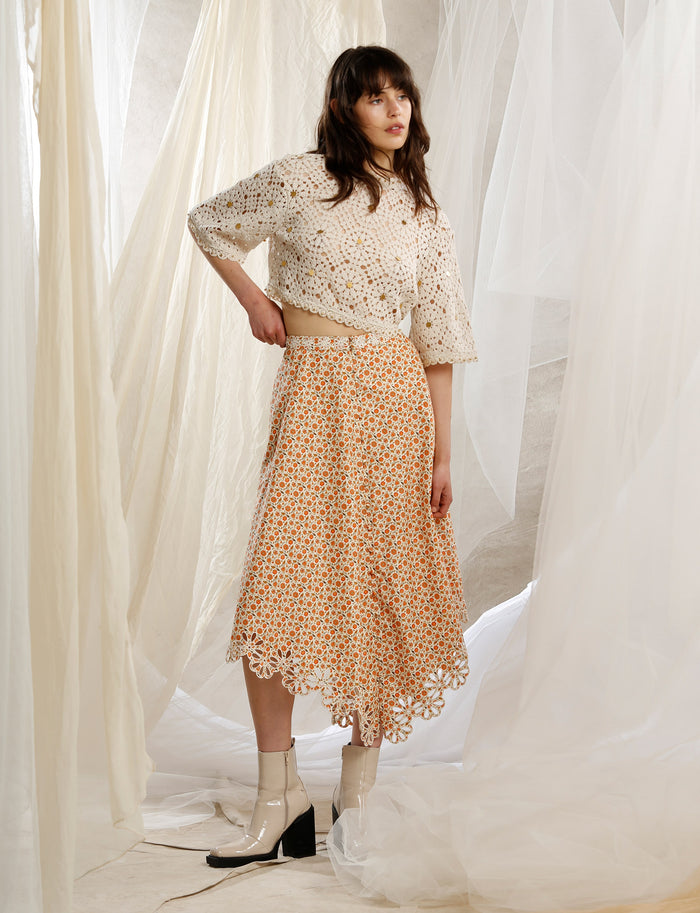 DESERT FLOWER SKIRT - FINAL SALE