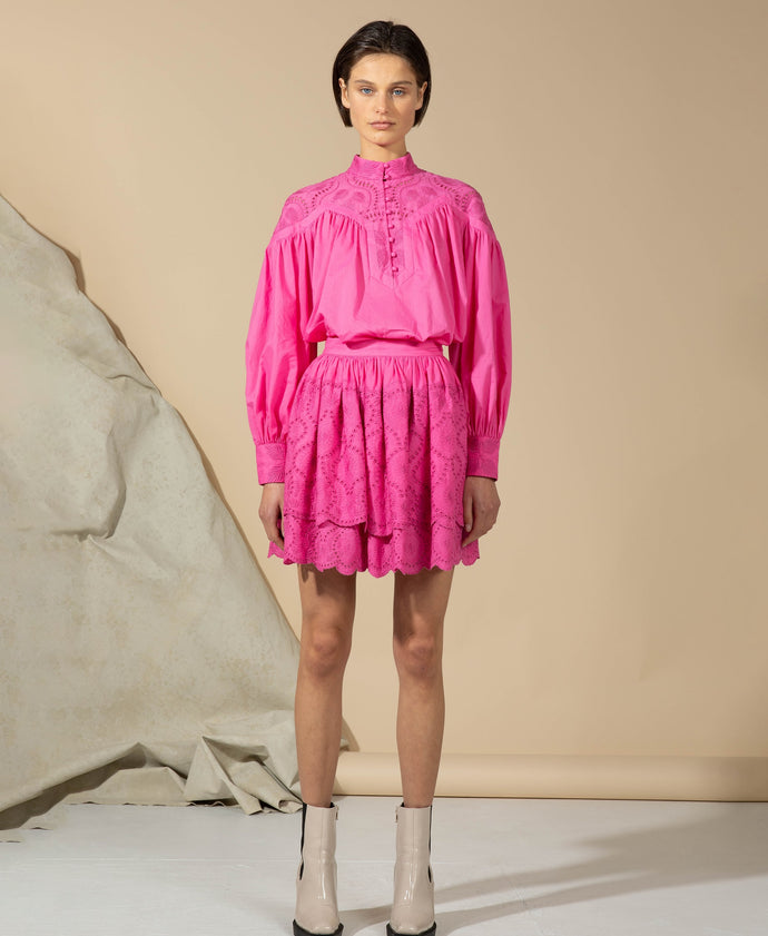 ORCHID SKIRT SET - FUCHSIA - FINAL SALE