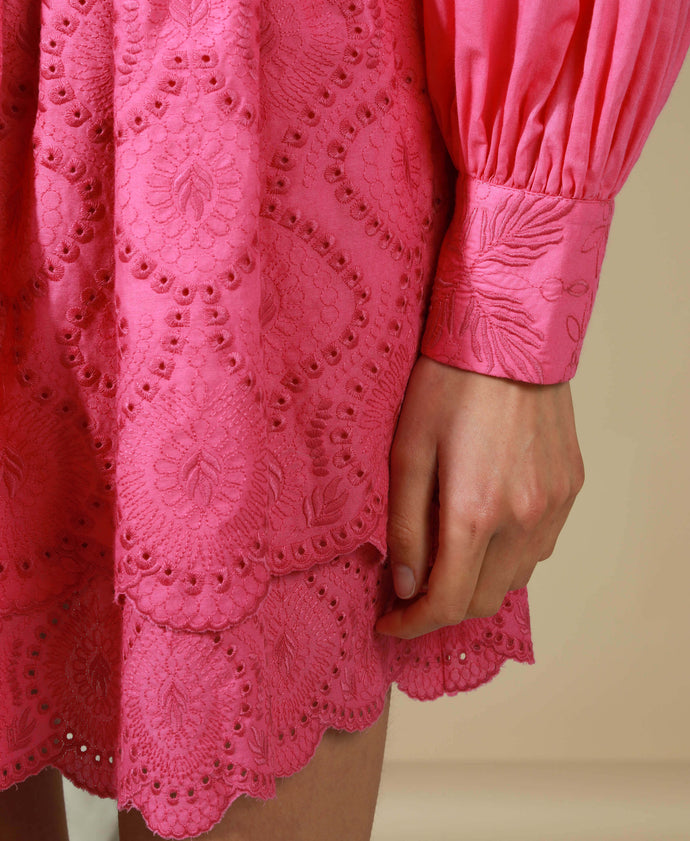 ORCHID SKIRT SET - FUCHSIA - FINAL SALE