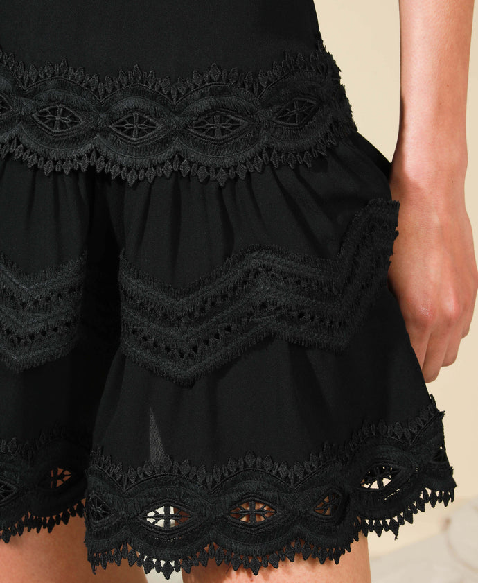 PACIFIC SKIRT BLACK - FINAL SALE
