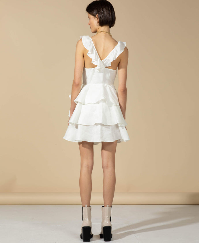 PINNACLE DRESS WHITE - FINAL SALE