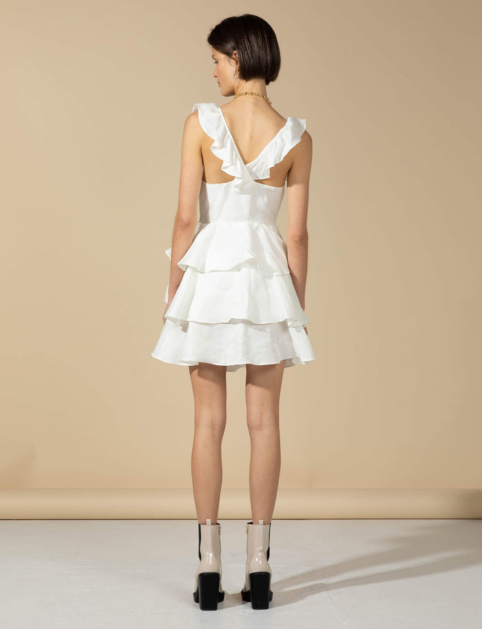 PINNACLE DRESS WHITE - FINAL SALE