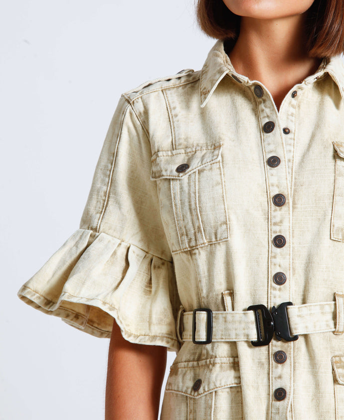 Beige hotsell utility dress